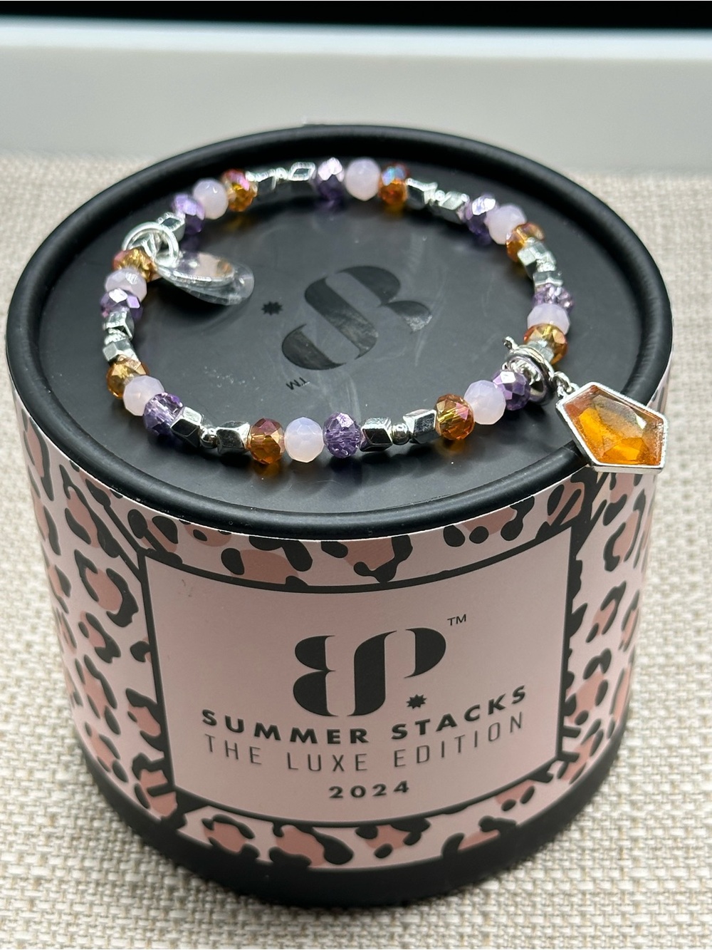 RBP7192 She’s Building her Empire bracelets Luxe Summer Stacks 2024 NWT - Picture 9 of 15